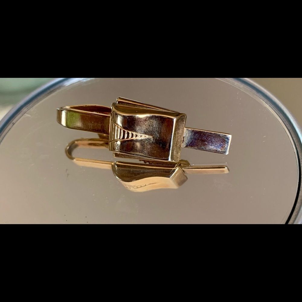 Vintage Pioneer gold tie clip‎